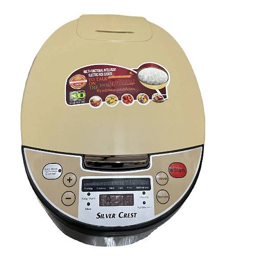 Continental Electric PS75068 Rice Cooker, 6-Cup, Silver for sale online