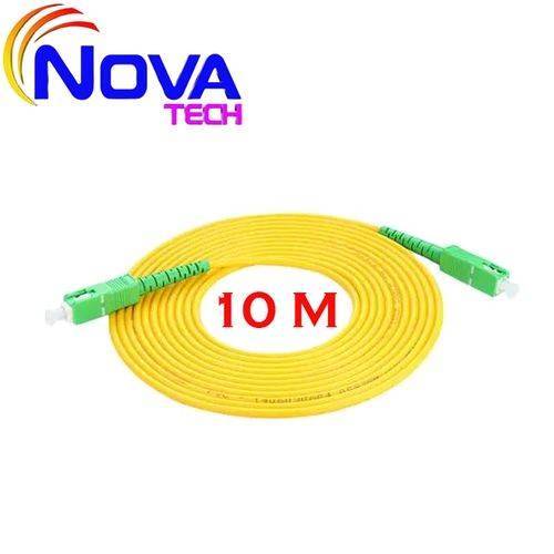 Cable Fibre Optique 10M , Jarretière Simplex Monomode 10 Mètres SC/APC  SC/APC - Novatech